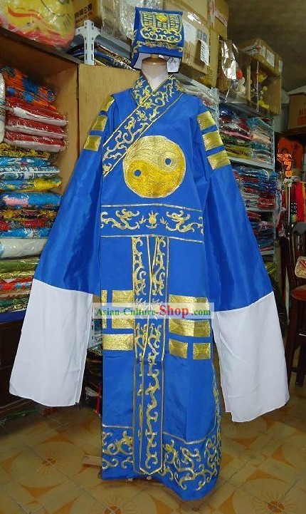 Chinese Classic Taoist Costume and Hat