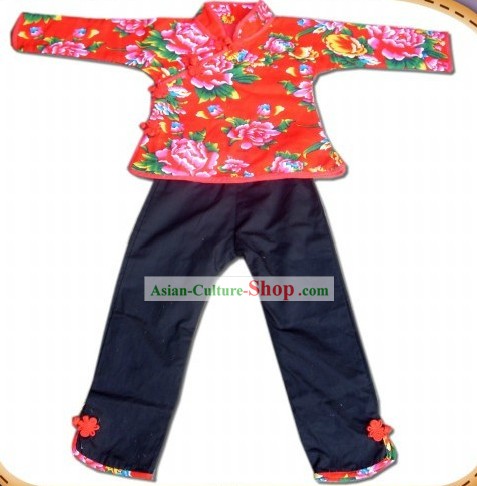 Old Style Chinese New Year Clothing for Children