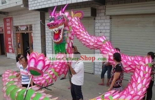 Happy Festival Celebration Ceremony Lotus Dragon Dance Costume Complete Set