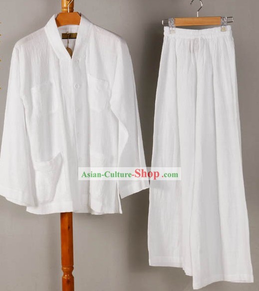 Pure Wise Man Plain White Outfit