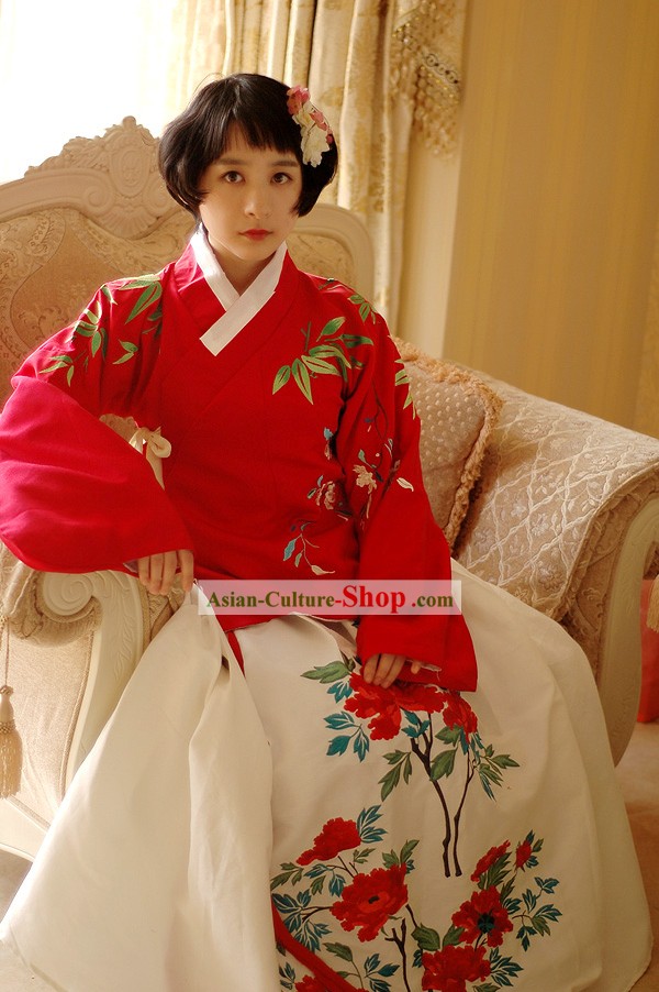 Fine Chinese Hanfu Wedding Clothing for Women