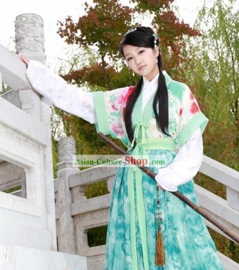 Ancient Chinese Swordswoman Costumes Complete Set