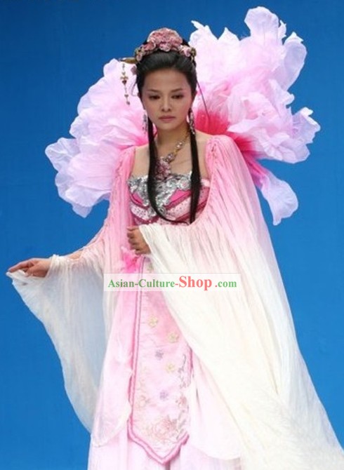 Chinese Ancient Flower Fairy Costumes Complete Set