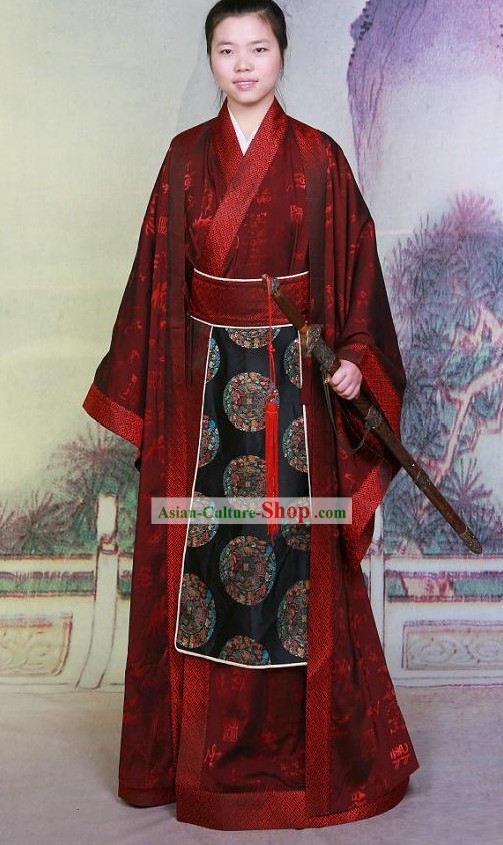 Tang Dynasty Wedding Hanfu Set for Bridegroom