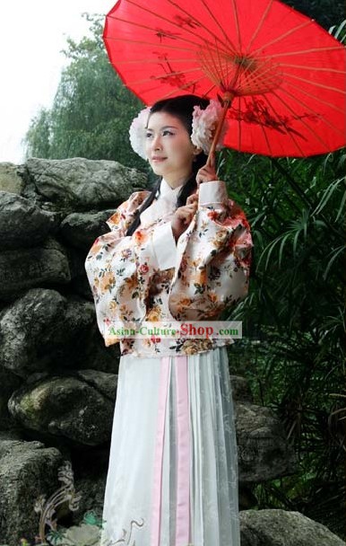 Traditional Chinese Hanfu Dress Complete Set for Women