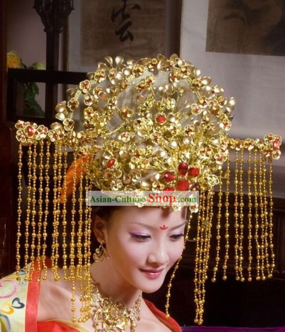 Ancient Chinese Bride Wedding Phoenix Crown