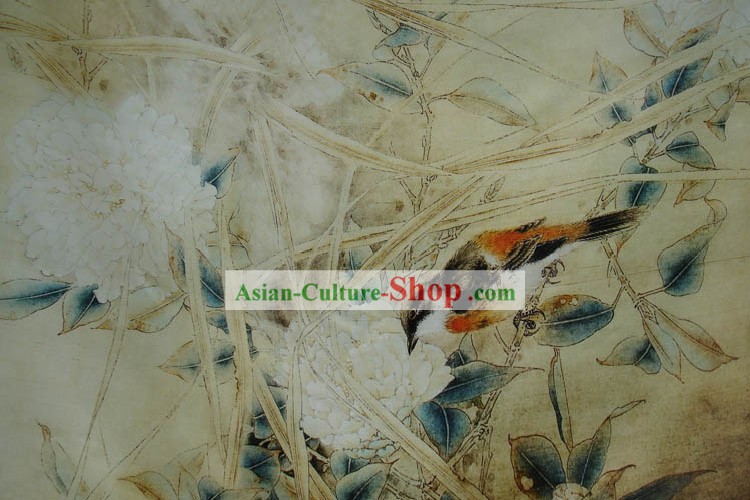 Traditional Chinese Landscape Painting Silk Fabric