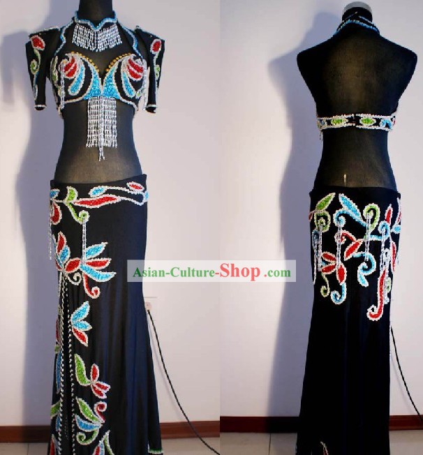 Top Competition Belly Dance Costumes Complete Set for Women