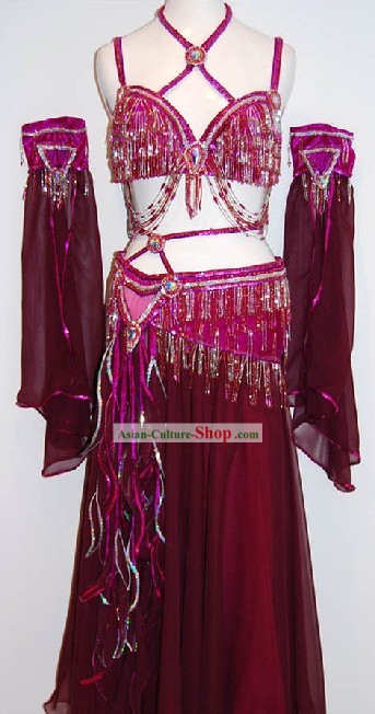 Indian Belly Dance Costumes Complete Set for Women