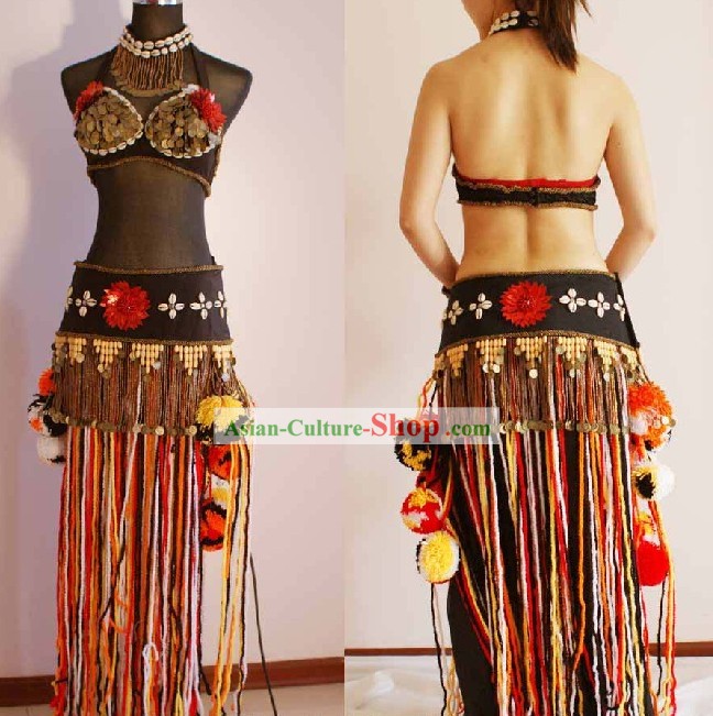 Custom Made Belly Dance Costumes Complete Set for Women