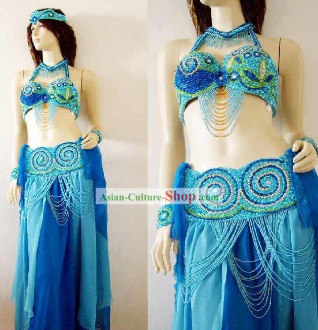 Modern Belly Dance Costumes Complete Set for Women