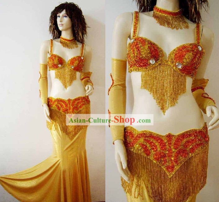 Professional Competition Belly Dance Costumes Complete Set