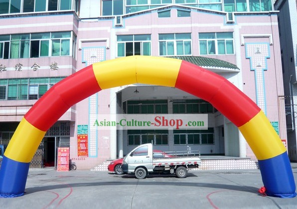393 Inches Long Rainbow Inflatable Arches