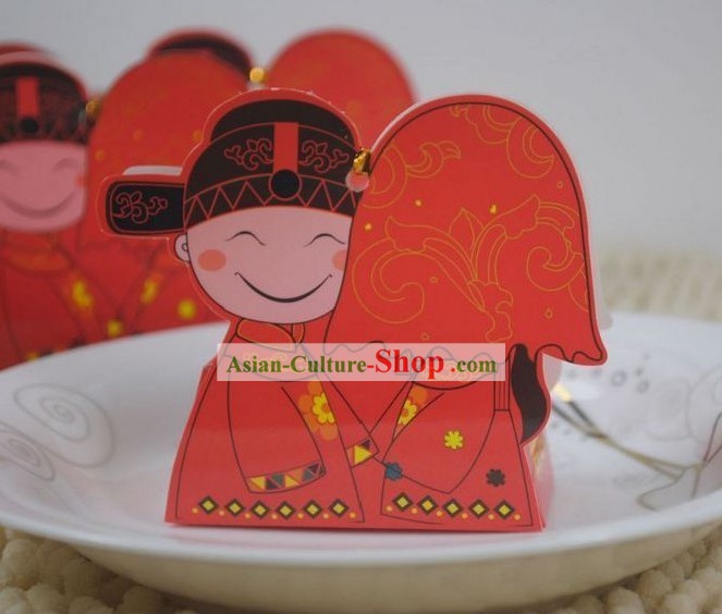 Traditional Chinese Wedding Sugar Box 100 Pieces Set