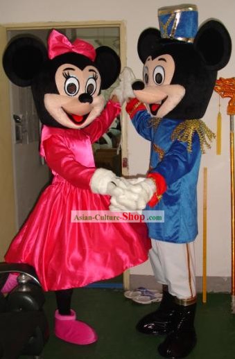 Mickey Men or Women Mascot Costumes Complete Set