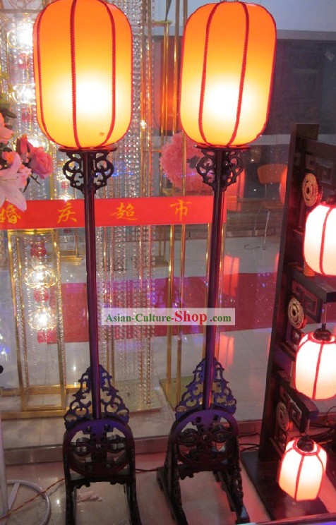 64 Inches High Chinese Wedding Palace Lantern Complete Set