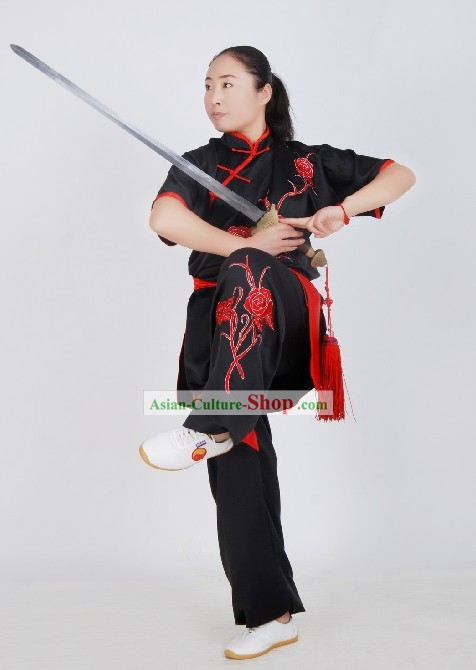 Chinese Silk Tai Ji Suits for Competition and Exercises