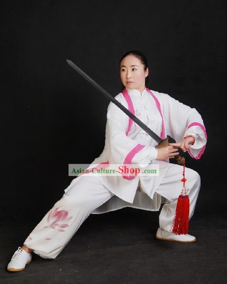 Chinese Silk Tai Chi Sword Suit and Cape Set