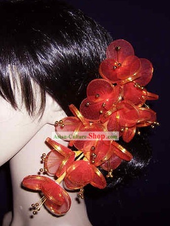 Thailand Red Hair Decoration Flower for Women