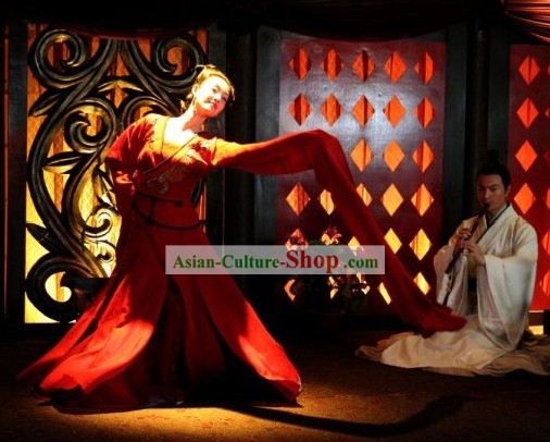 Chinese Red Cliff Film Xiao Qiao Costumes Complete Set