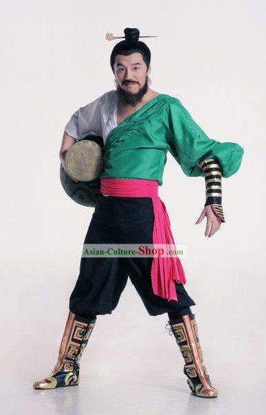 Chinese Drummer Dance Costumes Complete Set