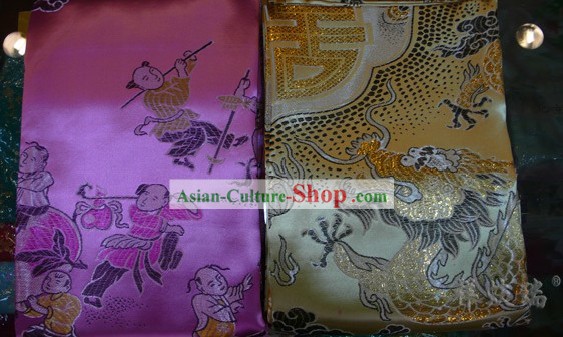 Rui Fu Xiang Traditional Chinese Wedding Brocade Bedcover