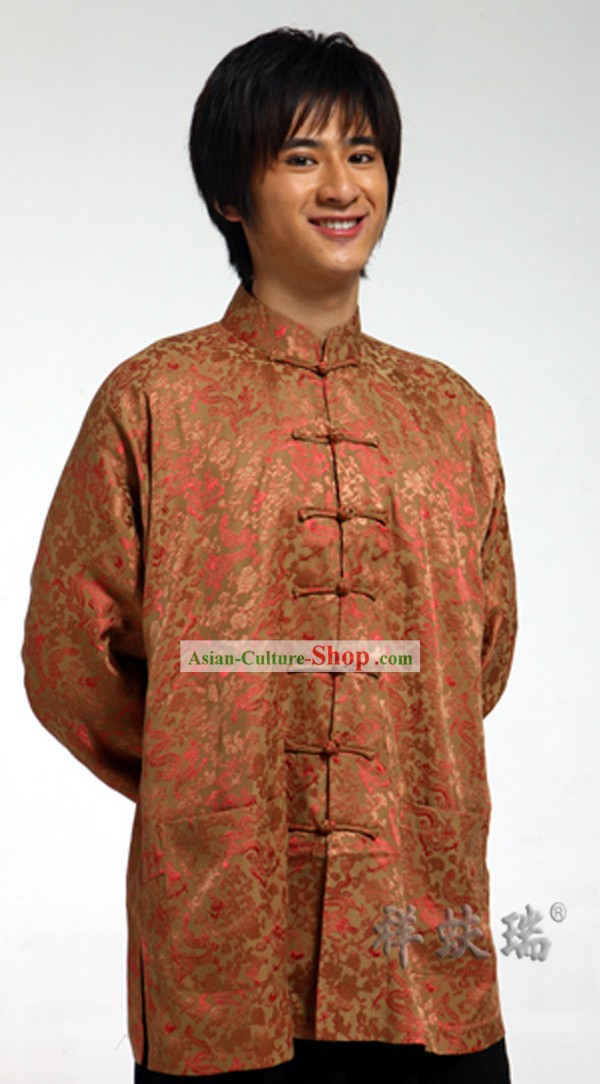 Traditional Chinese Rui Fu Xiang Minguo Tang Blouse for Men