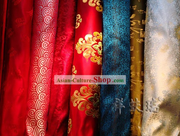 Chinese Classic Beijing Rui Fu Xiang Silk Fabric