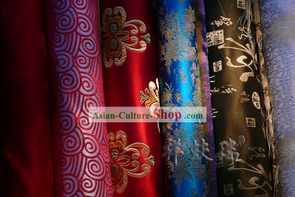 Traditional Chinese Beijing Rui Fu Xiang Silk Fabric