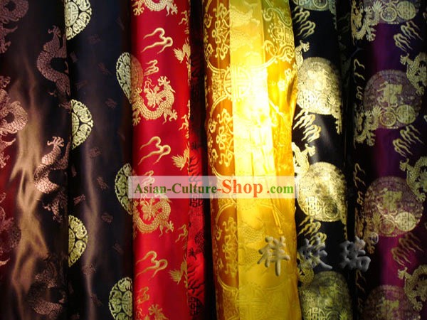 Traditional Chinese Beijing Rui Fu Xiang Silk Fabric