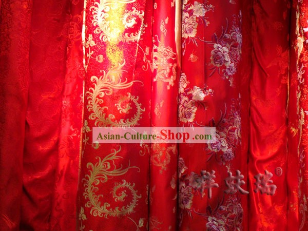 Traditional Chinese Beijing Rui Fu Xiang Silk Fabric