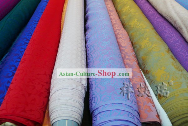 Traditional Chinese Beijing Rui Fu Xiang Silk Fabric