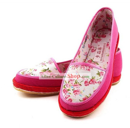 Chinese Classic Handmade Bu Ying Zhai Cloth Shoes for Women