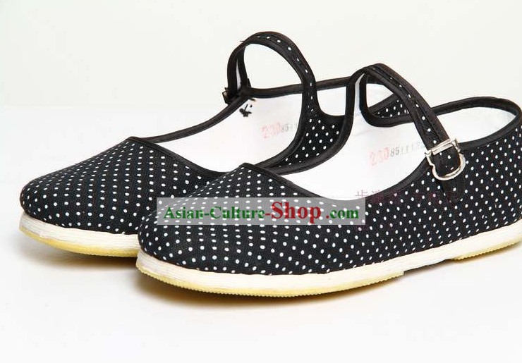 Chinese Classic Handmade Bu Ying Zhai Cloth Shoes for Women