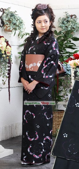 Kimono Yukata japonais Set complet pour les femmes