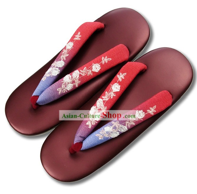 Sandale Geta traditionnelle japonaise pour les femmes