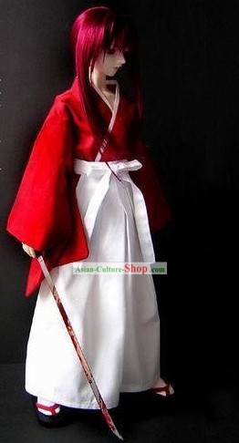 Traditional Japanese Kendoist Kimono Costumes Complete Set