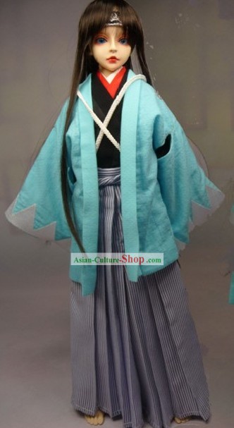 Trajes tradicionais japoneses Samurai Conjunto Completo para homens