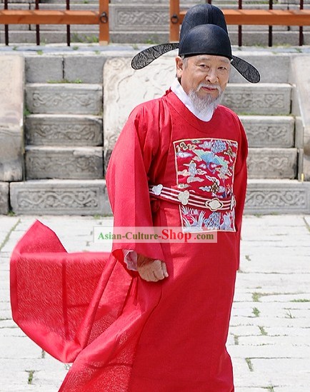 Ancient Korean Palace Official Costumes Complete Set