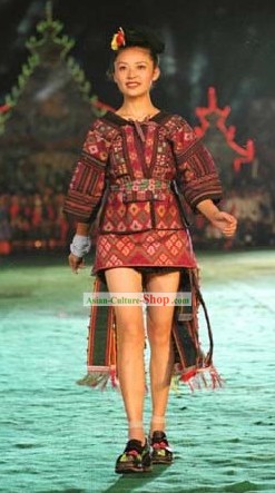 Chinese Miao Clothes Full Set