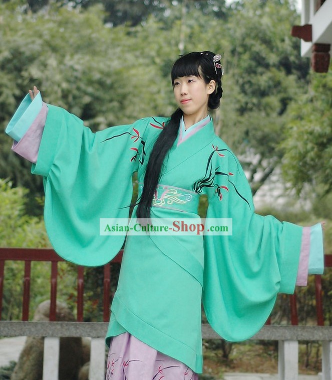 Chinese Han Dynasty Quju Garment full Set for Women