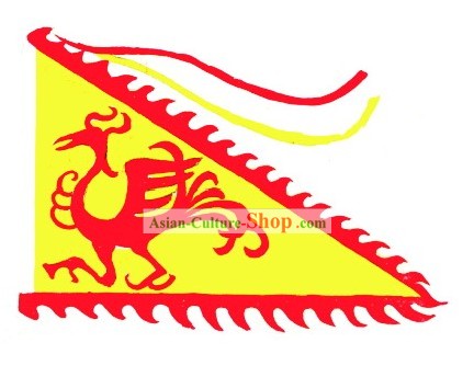 Traditional Chinese Triangle Phoenix Flag