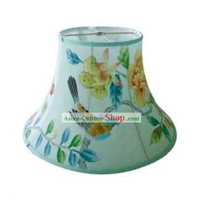 Traditional Chinese Hand Painted Silk Lampshade