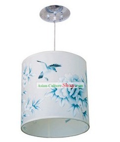 Chinese Classical Hand Painted Flower and Bird Silk Palace Lantern