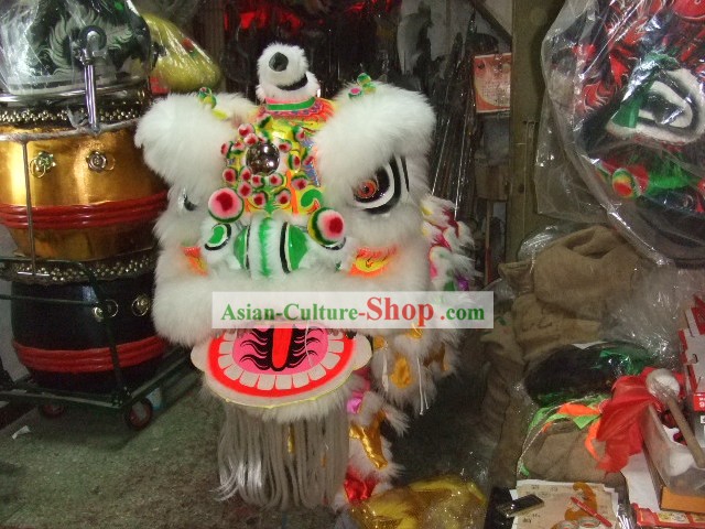 Spring Festival Celebration LUMINOUS Competition and Performance Lion Dance Costume Complete Set