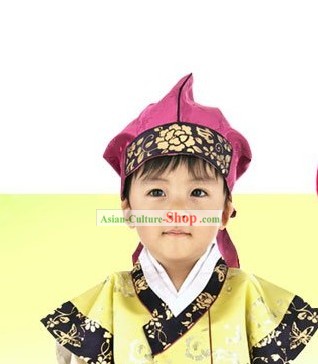 Traditional Korean Hanbok Hat for Boy