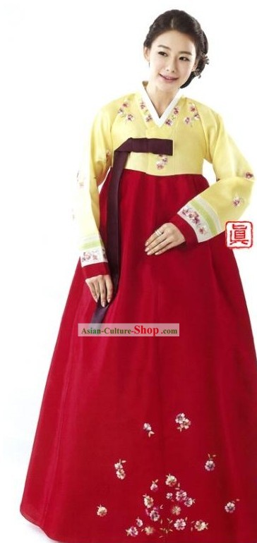 Traditional Korean Hanbok Clothes Complete Set for Women