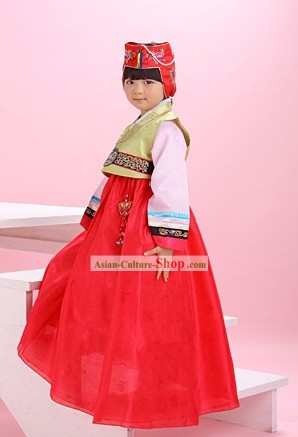 Traditional Korean Children Girl Birday Hanbok