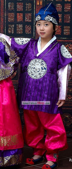 Korean Royal Ceremonial Hanbok for Children