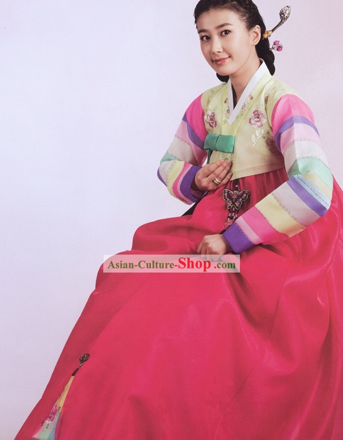 Traditional Korean Women Hanbok Dress